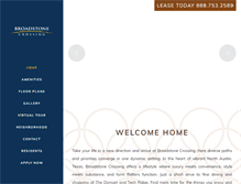 Tablet Screenshot of liveatbroadstonecrossing.com